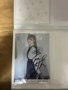 ≠ME 落合希来里 直筆サイン入り生写真