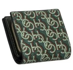 コーチ COACH 二つ折り財布 レディース シグネチャー グリーン モノグラム