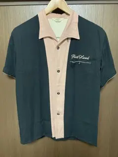 FLAT HEAD レーヨンギャバ　ボーリングシャツ 50sロカビリー 36のサムネイル