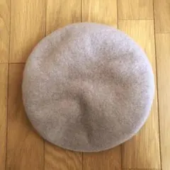 ベレー帽　フリーサイズ(56〜58cm) ベージュ
