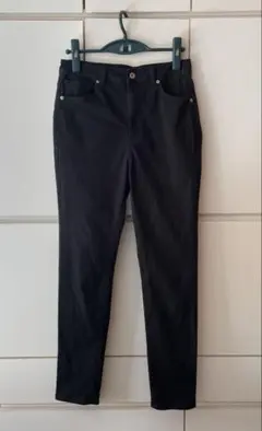 GU ジーユー　ハイウエスト　スキニーパンツ　ストレッチ　ブラック　73cm 黒