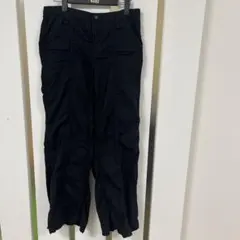 【エイチアンドエムH&M】パンツ ブラック コットンレディース L 40サイズ