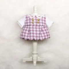 ミニチュアドール ハンドメイド女の子 服 ワンピース 『リリーオブザバレー』