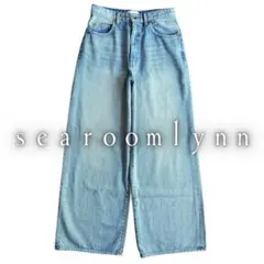 searoomlynn ハイウエストLOOSEデニムトラウザー 24インチ - メルカリ