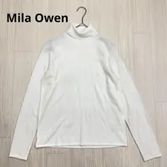 ◆ Mila Owen ミラオーウェン タートルネック リブ ニット セーター