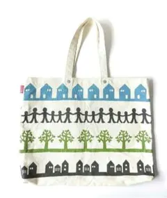 一条工務店×ROOTOTE　トートバッグ　大きめ　ポケット付き　図面入れバック