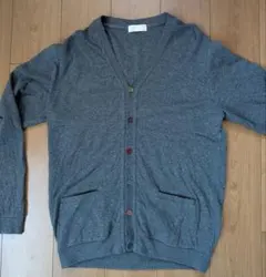 BEAMS ビームス　グレー カーディガン★メンズ Lサイズ