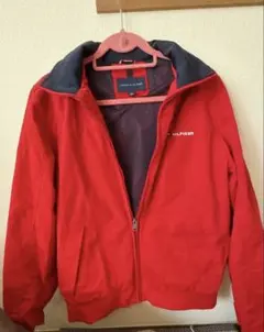 TOMMY HILFIGER フード付きジャケット M レッド
