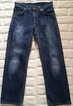 ☆週末特価☆Levi's EDWIN 503 ダークブルー ストレートデニム