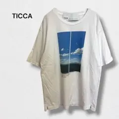 ティッカ Ｔシャツ 日本製 トップス 半袖 カットソー プリント 綿100％ Ｆのサムネイル