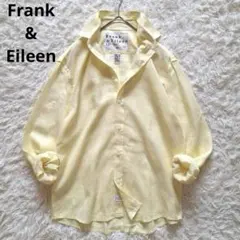 【希少サイズ】フランクアンドアイリーン　PAUL　リネンシャツ　XL相当　長袖 希少サイズ】フランクアンドアイリーン PAUL リネンシャツ XL