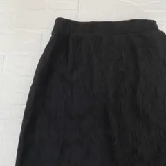 しまむら　ロングスカート　M　黒　ブラック