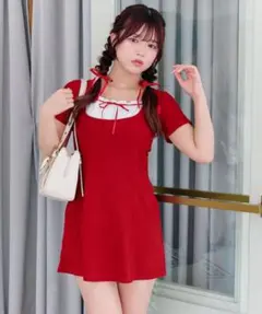 OLIVE des OLIVE チェリーコレクションミニワンピース