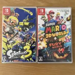 NintendoSwitch ゲーム スプラトゥーン3、マリオ3Dワールド