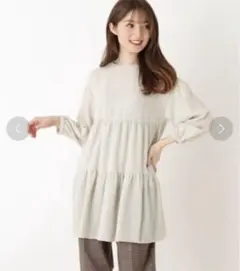 ティアードブラウス チュニック