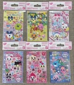 たまもりしーる リフィル ぷっくりシール 全6種 コンプリート　たまごっち