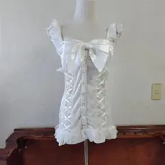 00s リズリサ系 姫ギャル グランジ 編み上げ 総レース 羽付き キャミ 新着商品 ｜ LIZ LISA（リズリサ）公式通販 ｜ Tokyo Kawaii Life