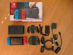 Nintendo Switch 本体 青/赤 コントローラ等おまけ付き