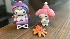 サンリオ　キャラクターズ　キャンプ　クロミandマイメロディ