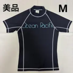 美品　レディース　M オーシャンパシフィック　半袖　ラッシュガード　黒　ブラック