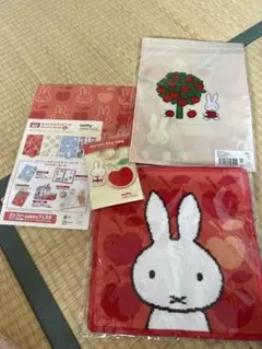ミッフィー miffy タオルハンカチ シュシュ ポーチ セット4点Zakka 