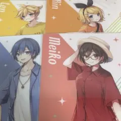 クリアファイル　MEIKO KAITO 鏡音リン 鏡音レン