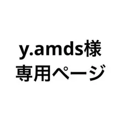 y.amds様 専用ページ