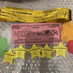txt ACT : TOMORROW 日本公演　落下物 星 金テ　銀テ お札