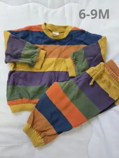 H&M マルチカラー トレーナー 6-9M