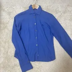 Burberry blue label 青 シャツ