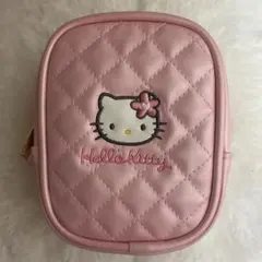 Hello Kitty キルティングポーチ ピンク