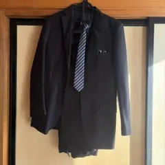フォーマルスーツ 黒 160サイズ ネクタイ付き