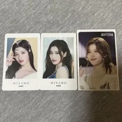 TWICE MISAMO サナ フォトカード クリアトレカ