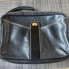 ダンヒル　dunhill　クラッチバッグ　セカンドバッグ　ブラック