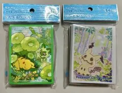 【新品未開封】スリーブ ピカチュウ＆ニャオハ クレヨンミミッキュ 2点セット