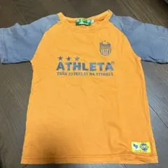 ATHLETA サッカーTシャツ 110サイズ オレンジのサムネイル