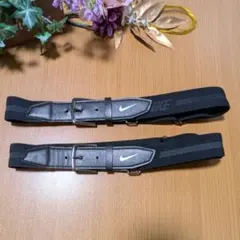 野球ベルト2本セット【Nike ナイキ】レザー、野球　伸縮のサムネイル