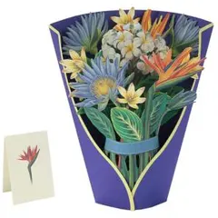 ‼️最終価格‼️花束ポップアップカード プレゼント グリーティングカード 立体