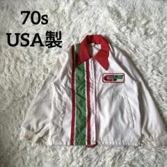 70s Horizon ナイロンジャケット USA製 コーチジャケット レース
