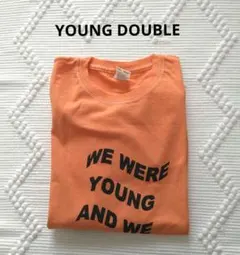 【タイムセール】♡ young double オレンジ 長袖シャツ 128cm♡のサムネイル