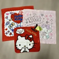 Sanrio サンリオ HELLO KITTY キティー ハンカチ 3枚セットのサムネイル