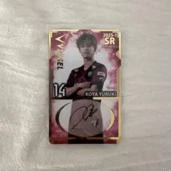 ヴィッセル神戸　2025　オンサイトカード　SR14　汰木康也　直筆サイン