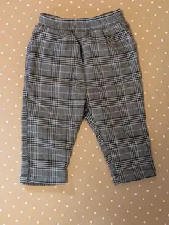 チェック柄カジュアルパンツ