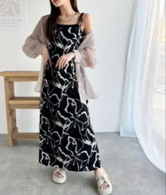 新品 クラシカルエルフ ロングキャミワンピース ロング丈ドレス