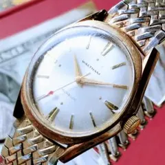 #4044 [Stylish and Luxurious] Men's Watch Waltham Working Condition Antique Hand-wound