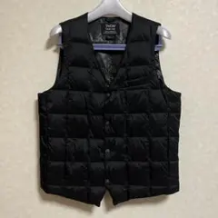 タイオン TAION ベーシック Vネックボタン ダウンジレ M