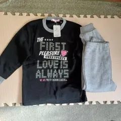 ★新品未使用★　パジャマ上下セット 140cm　暖かい