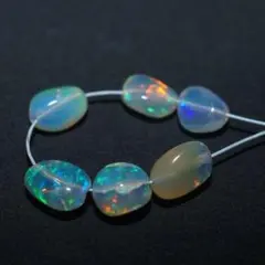 高品質エチオピア産プレシャスオパール　ペアシェイプ　＋オマケ　1332