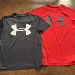Under Armour Tシャツ 2枚セット YSM 黒 赤