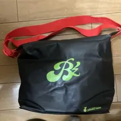 B'zロゴ入り ショルダーバッグ　ビーズお弁当バッグ？　稲葉浩志　松本孝弘